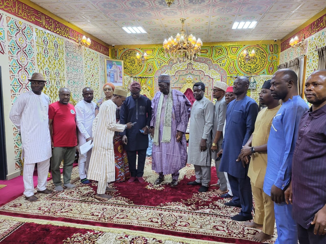 AMLSN FCT Courtesy Visit to HRH the Sarkin Jiwa